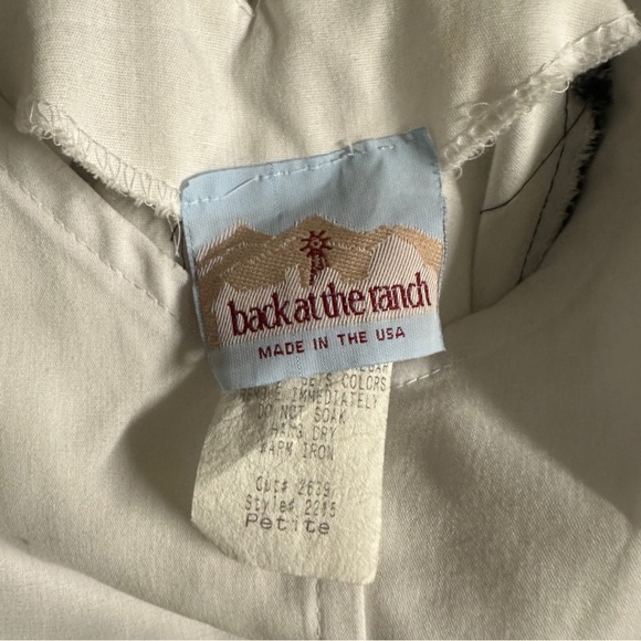 Vintage Back at the Ranch Western style top Size PM - Picture 2 of 8